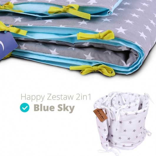 Zestaw 2in1 Dla Niemowląt Blue Sky Cat of the Moon