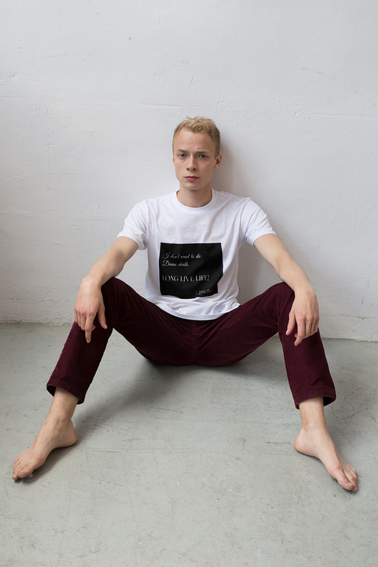 t-shirty męskie T-shirt z cytatem, J. Joyce, "Ulisses"