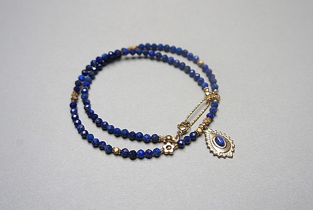 chokery Lapis lazuli  vol. 16 /choker/ - Szlachetna kolekcja