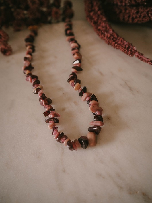 chokery Naszyjnik z nieregularnych kamieni