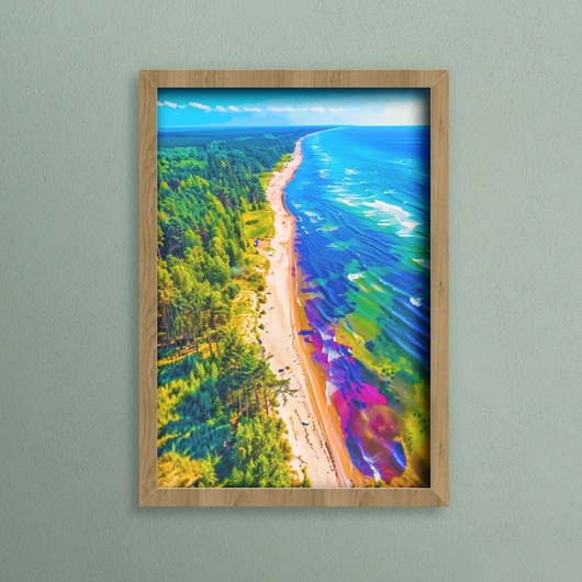 plakaty Plakat - Plaża na Helu