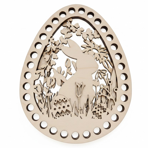 ozdoby wielkanocne Spód Dno do Koszyczka Wielkanocnego Szydełkowania Baza Ażurowa 3 WARSTWY