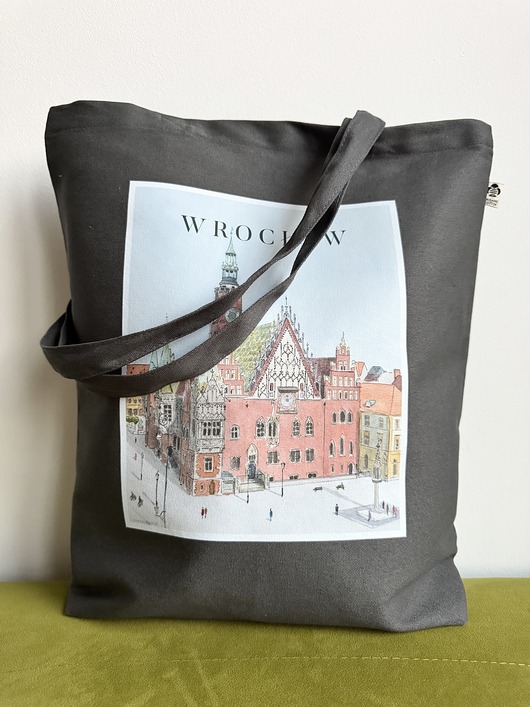 torebki różne Torba Everyday Wrocławski Ratusz - antracyt