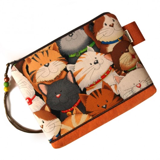 saszetka / etui - gromada kociaków - j.pomarańcz MOONAXA