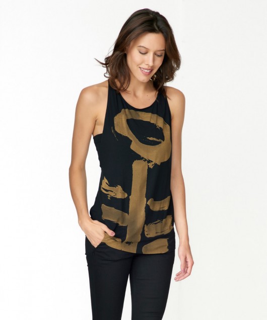 Gold Body art top  SELVA SELVA