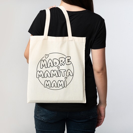torby na zakupy Torba bawełniana "Madre, mamita, mami"