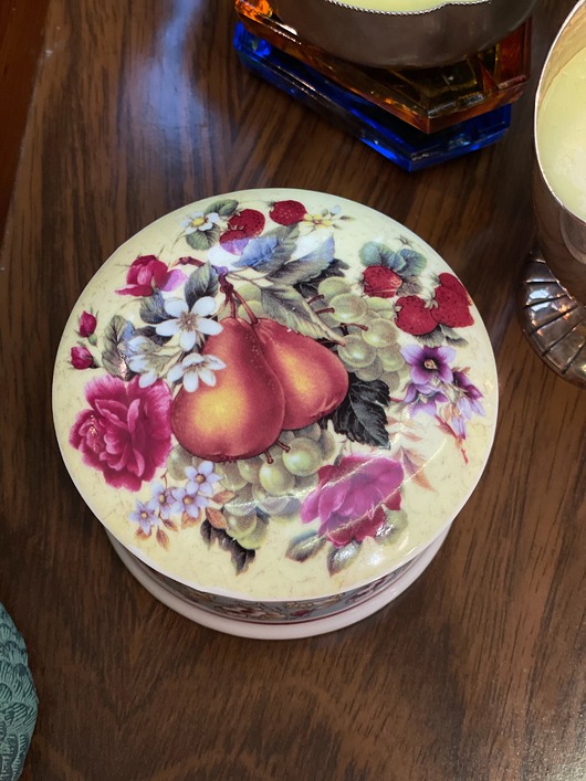świece zapachowe Świeca vintage porcelana puzderko