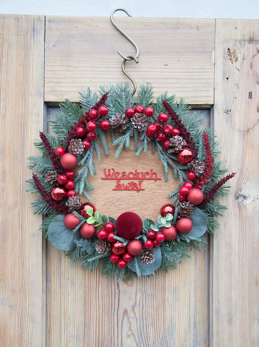 wianki bożonarodzeniowe Wianek /Stroik na ścianę / dekoracje na ścianę / DOSTĘPNE od ręki