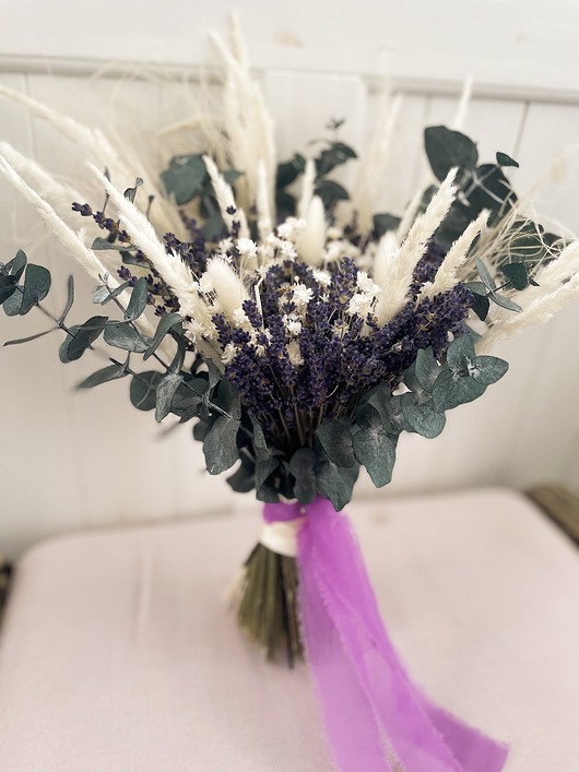 dodatki ślubne Bukiet ślubny Lavender no.1