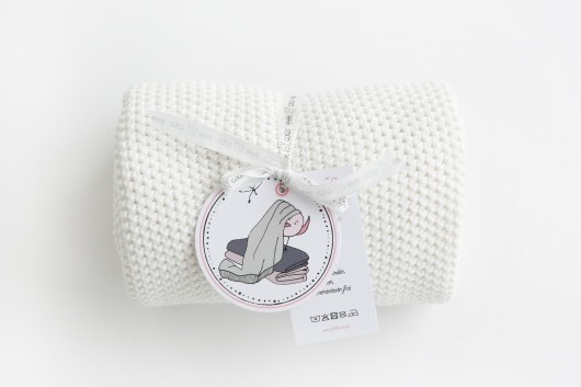 Kocyk  bawełniany ecru Petit Coco Petit Coco