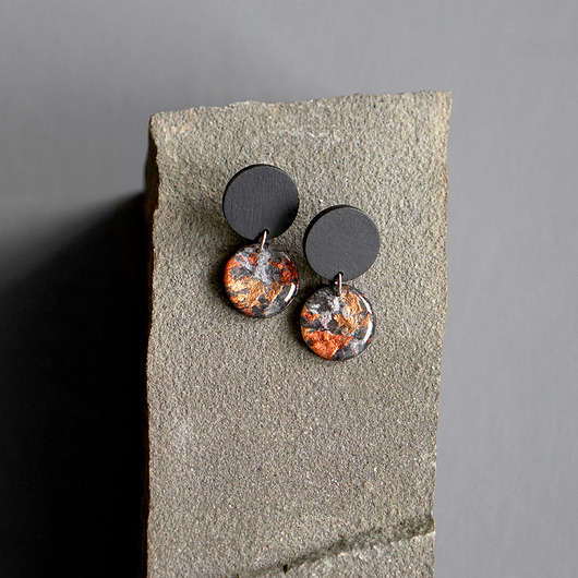 kolczyki - inne Abstrakcyjne kolczyki sztyfty