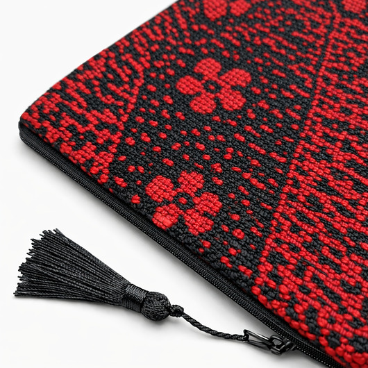 kosmetyczki Mniejsza kosmetyczka z ludowej tkaniny