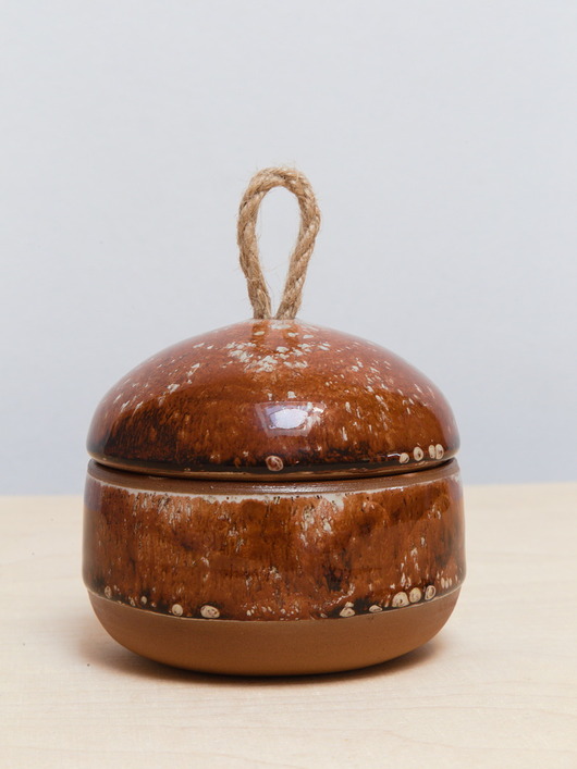 pojemniki kuchenne Pojemniczek Ceramiczny - czekoladowy deszcz