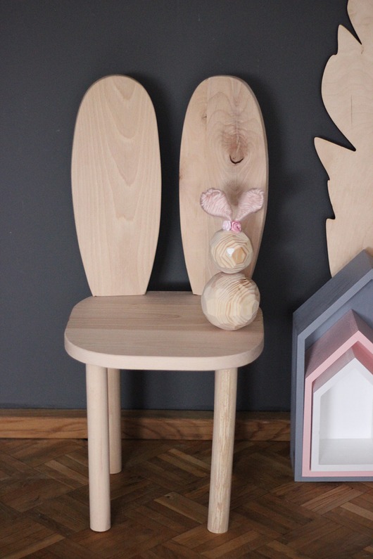 Krzesełko króliczek Little Wood Bunny