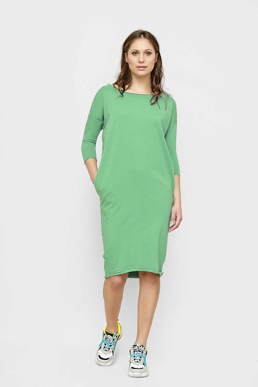 Sukienka oversize Ida w zielonym kolorze Freeshion