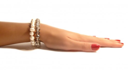WIOSENNA PROMOCJA!Bransoletki 'Pearls&Crystals'  labonita