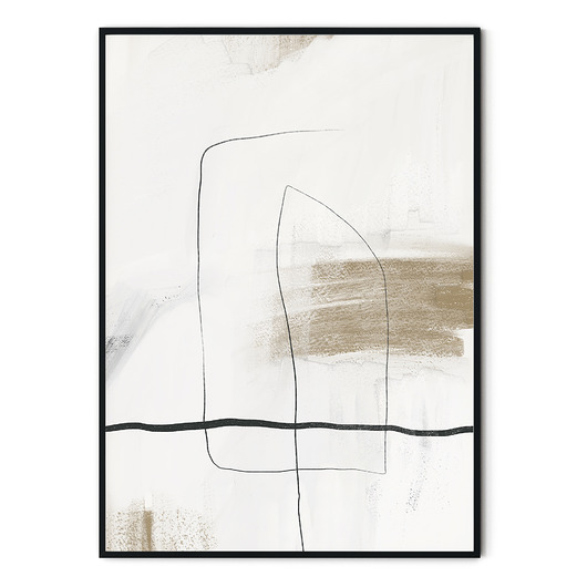 Plakat abstrakcyjny Japandi no. 6 myscandi