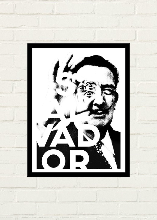 SALVADOR ARTIST Plakat 30x40 GAU Home