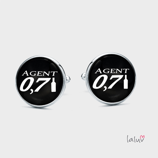 Spinki do mankietów AGENT 07 laluv