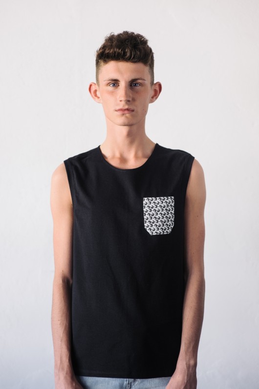 Tank top z kieszonką VRMN Black VERMIN