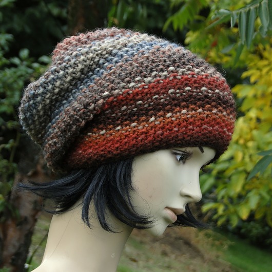 jesień w lesie/ ryżówka agat handmade