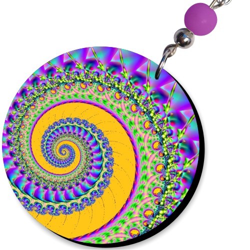 Psychedelic Wir Modny Design