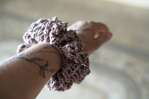gumki do włosów Gumka Linen Scrunchie no.2