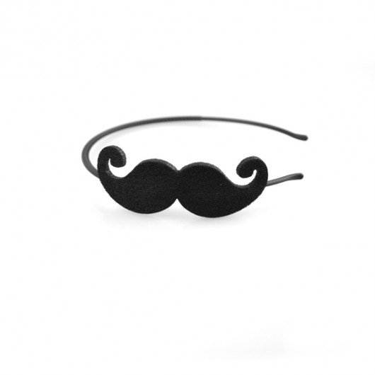MoustacheBand 2  felt label