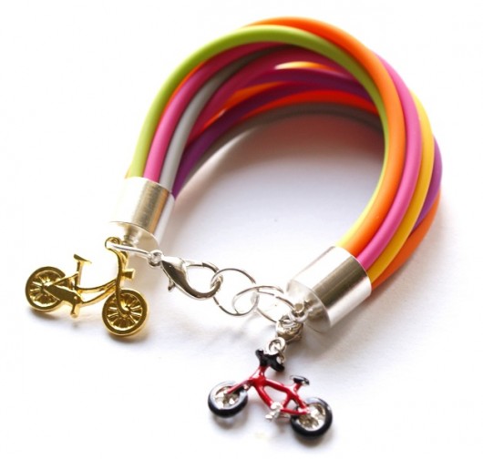 Rubber glam- Bike Republika jewelry