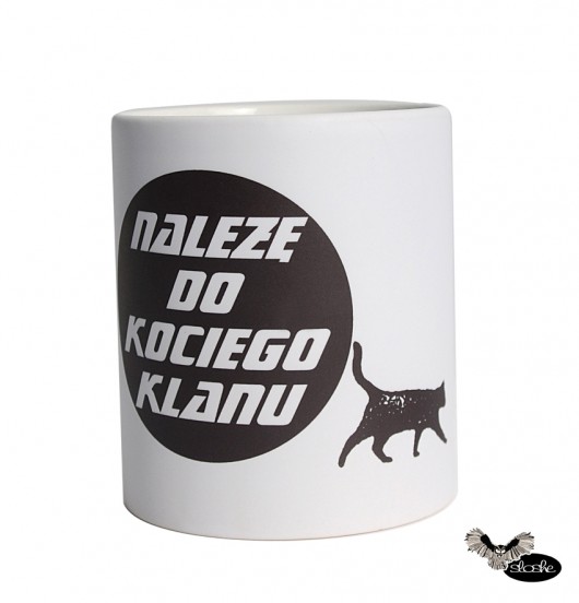 Należę do kociego klanu, kubek 330ml Sowia Aleja