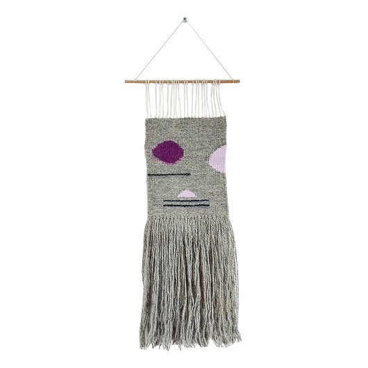 RÓŻOWE KOŁO kilim ręcznie tkany Bimbi Deco
