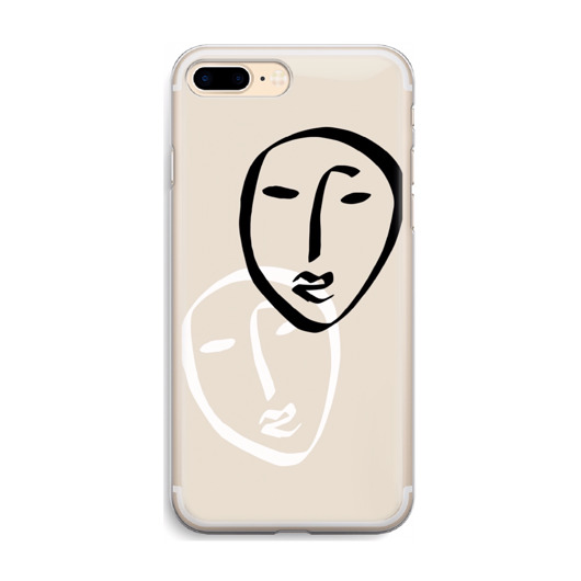 Twarze Faces iPhone case ETUI SILIKONOWE obudowa KYOUSTUFF