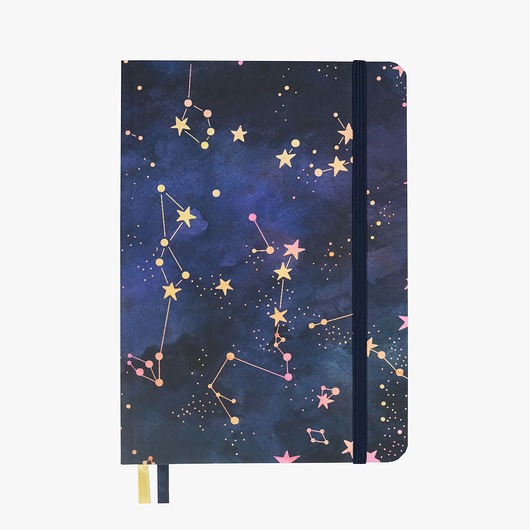 notatniki i albumy Shimmering Stars - notatnik A5, bullet journal, planer w kropki