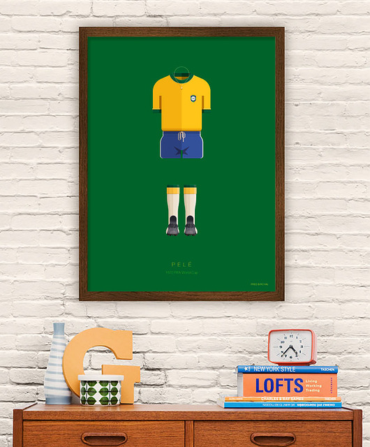 plakaty Pele - piłka nożna - plakat 50x70 cm