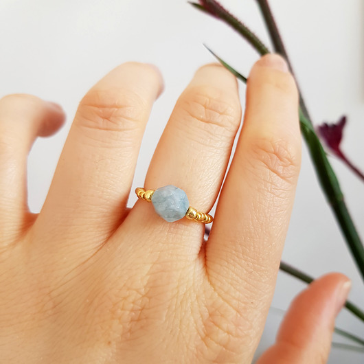 pierścionki elastyczne Jadeit pierścionek elastyczny