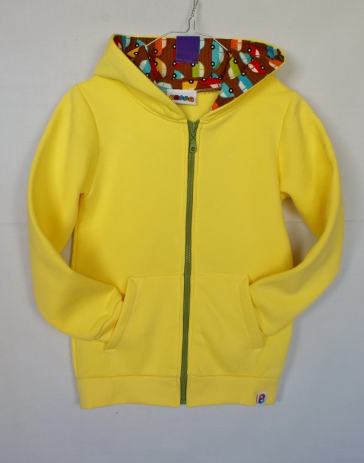 Bluza rozmiar 122, 6-7 lat, kolorowy kaptur! Little Sophie