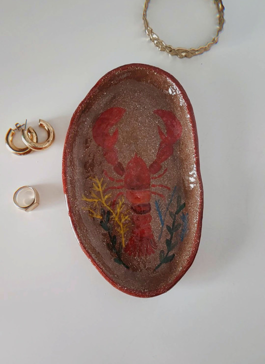 talerze, miski Raczek - talerzyk ceramiczny