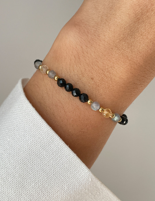 bransoletki z kamieni naturalnych Bransoletka Talizman ochrony i dobrobytu