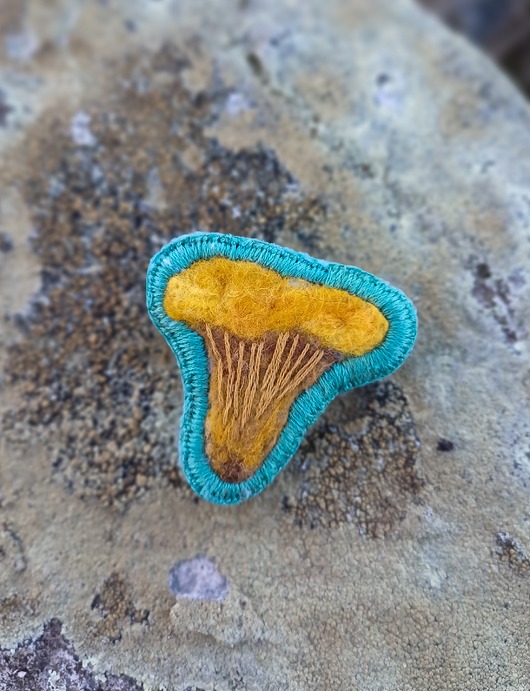 broszki Przypinka z grzybem