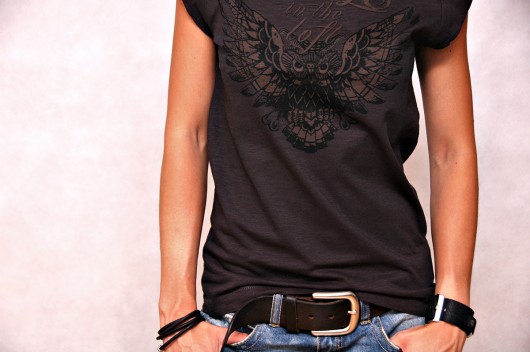 t-shirt damskie Owls in the loft