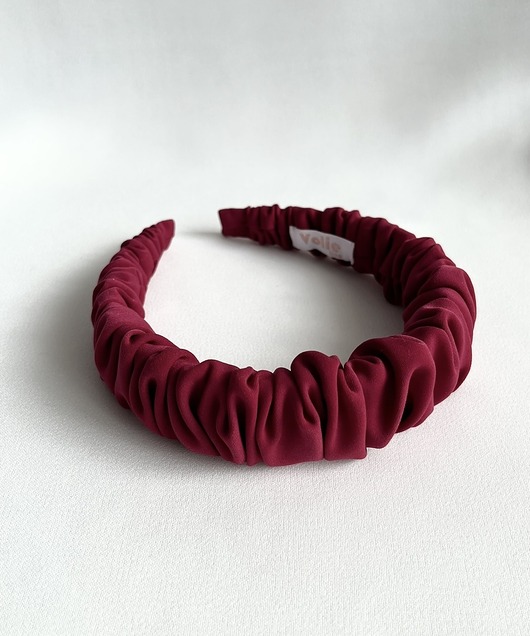 opaski do włosów Opaska do włosów Mirea w kolorze bordowo-buraczkowym