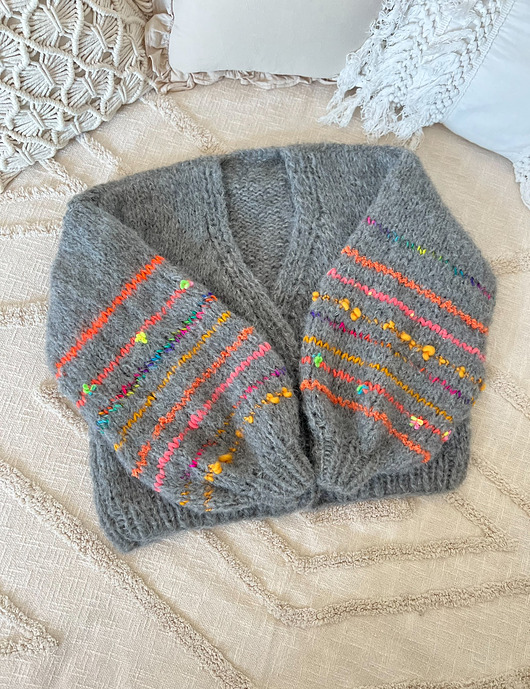 kardigany damskie Kardigan pomarańcze