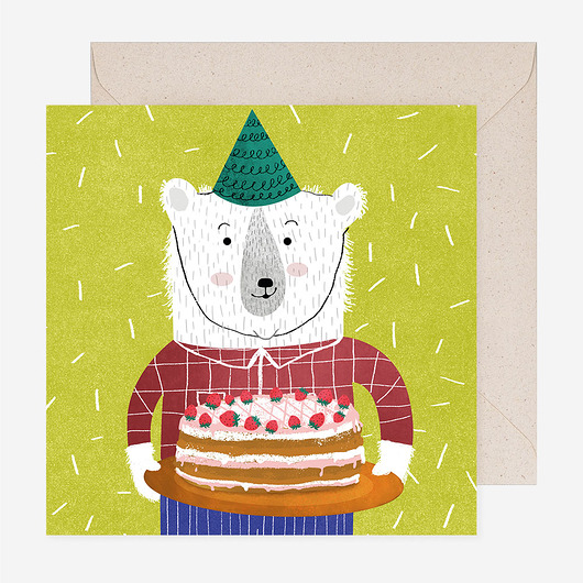 kartki okolicznościowe - wydruki Kartka urodzinowa Mr. Bear