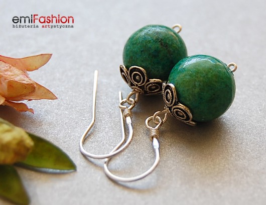Chryzokola w srebrze MAREMI Jewelry