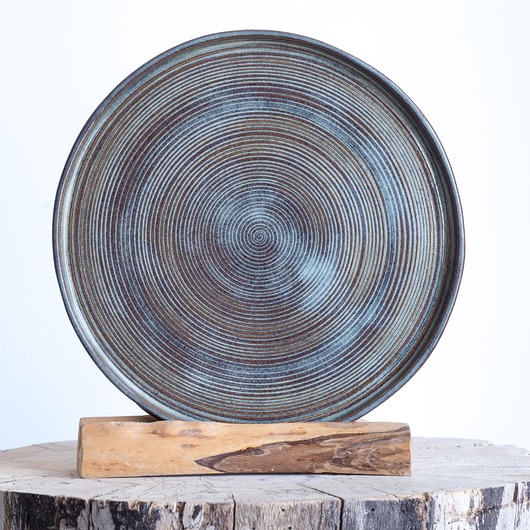 patery i talerze Talerz toczony  23 cm, rękodzieło
