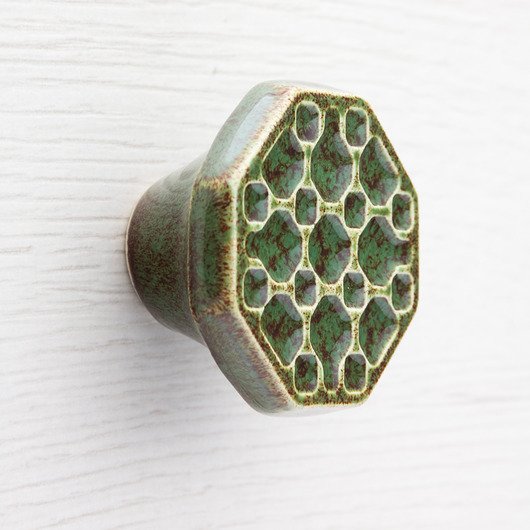 gałki do mebli Gałka do mebli zielonobrązowa wz.10
