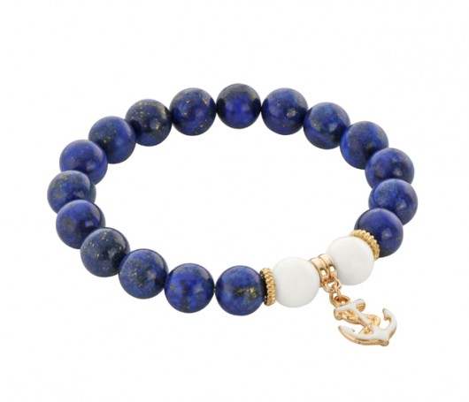 Lapis lazuli with anchor. Lavoga