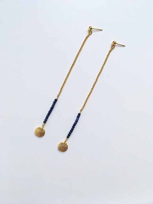 Kolczyki z lapis lazuli Divine Intuition Studio Katalina