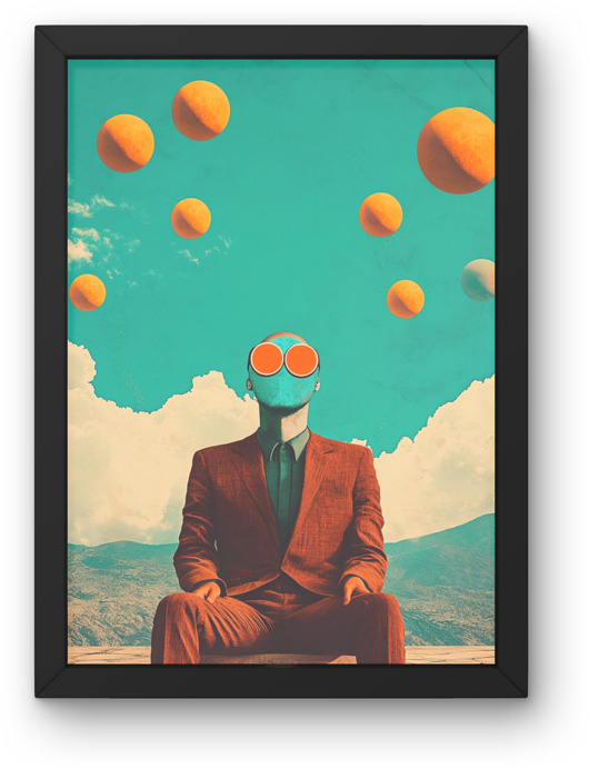 plakaty Plakat - Everybody pomarańcze