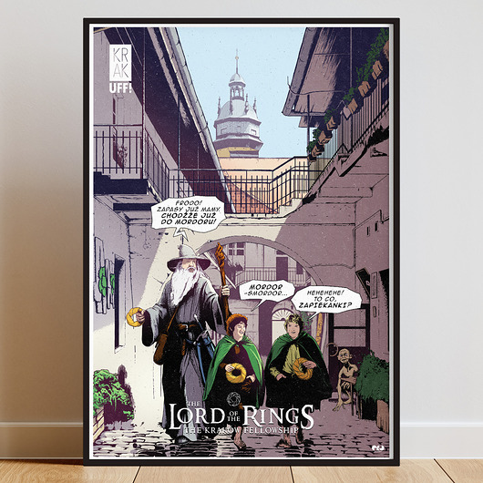 plakaty Plakat Lord Of The Rings - The Kraków Fellowship KRAK-UFF!